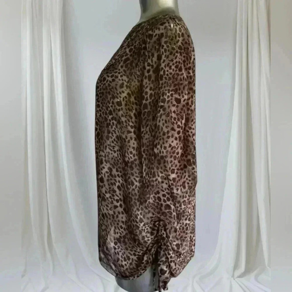 ✅Leopard  Chiffon Top - Picture 4 of 14